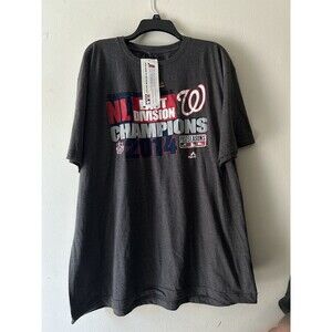 WASHINGTON NATIONALS 2014 NL EAST DIVISION CHAMPIONS T-SHIRT - SIZE 2XL - NWT
